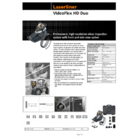 Laserliner VideoFlex HD Duo Datasheet