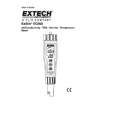 Extech EC500 ExStik II Waterproof pH & Conductivity Meter - User Manual