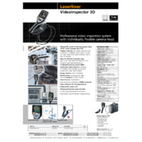 Laserliner VideoInspector 3D Datasheet