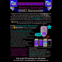 TPI 608BT Single Input Digital Manometer Brochure