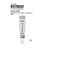 Extech EC400 Conductivity, TDS & Salinity Meter - User Manual