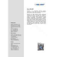 Siglent SSG5000A Series RF Signal Generators Quick Start Guide