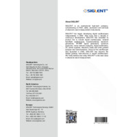 Siglent SSG6000A Series Microwave Analog Signal Generators Quick Start Guide