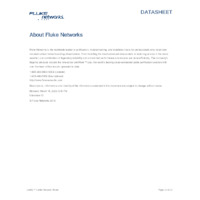 Fluke Networks LinkIQ Cable & Network Tester - Datasheet