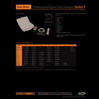 Mark-10 Series 7 Professional Digital Force Gauges Datasheet
