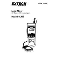Extech SDL400 Light Meter & Datalogger - User Manual