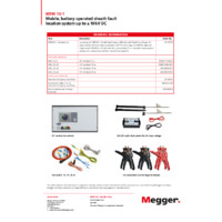 Megger MFM10 Systems Datasheet