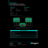Megger PIL 8 Phasenlux Datasheet