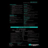 Megger SMART THUMP Datasheet