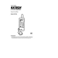 Extech 407026 Heavy Duty Light Meter - User Manual