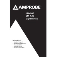 Amprobe LM-120 Light Meter - User Manual