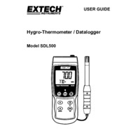 Extech SDL500 Hygro-Thermometer - User Manual