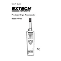Extech RH490 Precision Hygro Thermometer - User Manual