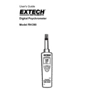 Extech RH390 Precision Psychrometer - User Manual