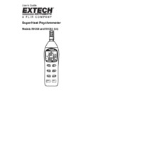 Extech RH350 SuperHeat Psychrometer - User Manual