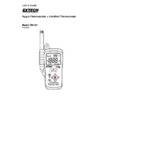 Extech RH101 Hygro Thermometer - User Manual