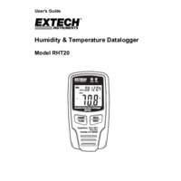 Extech RHT20 Humidity and Temperature Datalogger - User Manual