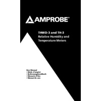 Amprobe THWD-3 Relative Humidity Temperature Meter - User Manual