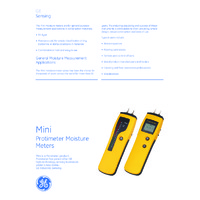 Protimeter Mini Moisture Meter - Datasheet