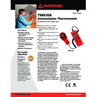 Amprobe TMA10A Anemometer - Datasheet