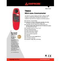 Amprobe TMA5 Mini Vane Anemometer - Datasheet