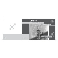 UNI-T UT243 Power and Harmonics Clamp Meter Datasheet