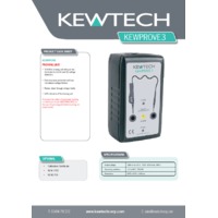 Kewtech KEWPROVE 3 Proving Unit - Datasheet