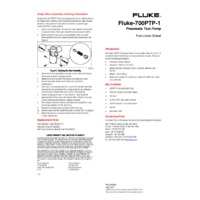 Fluke 700PTP-1 Instruction Manual