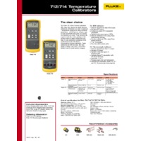 Fluke 712 RTD Calibrator - Datasheet