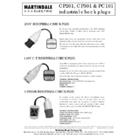 Martindale CP301 110V Industrial Socket Tester - Datasheet