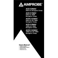 Amprobe ACDC-54NAV Clamp Meter - User Manual