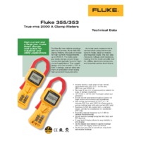 Fluke 355 Clamp Meter - Datasheet