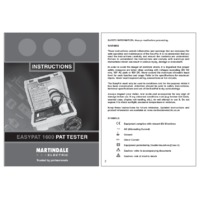 Martindale EasyPAT 1600 - User Manual