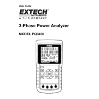 Extech PQ3450 3-Phase Analyser - User Manual