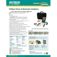 Extech PQ3350-1 Power Analyser - Datasheet