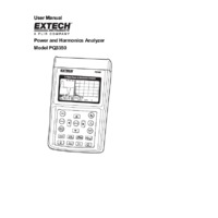 Extech PQ3350-1 Power Analyser - User Manual