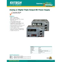 Extech 382213 Power Supply - Datasheet