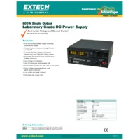 Extech 382275 Power Supply - Datasheet