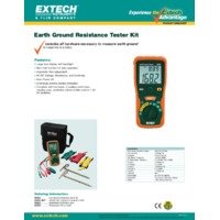 Extech 382252 Earth Ground Resistance Tester - Datasheet