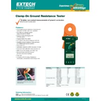 Extech 382357 Clamp on Ground Resistance Tester - Datasheet