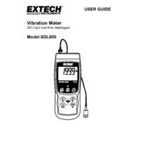 Extech SDL800 User Manual