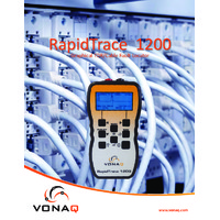 VONAQ RapidTrace 1200 Graphical Handheld TDR Cable Fault Locator - Datasheet