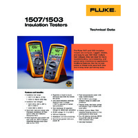 Fluke 1503 Insulation Tester - Datasheet