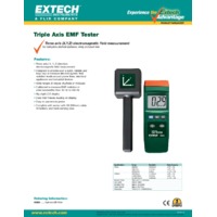 Extech 480826 Triple Axis EMF Tester - Datasheet
