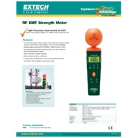 Extech 480836 RF EMF Strength Meter - Datasheet