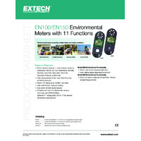 Extech EN100 11-Function Environmental Meter - Datasheet