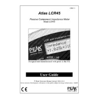 Peak Electronics LCR45 LCR and Impedance Meter - User Guide