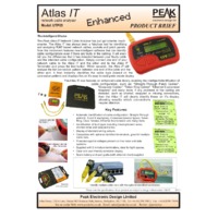 Peak Electronics Atlas UTP05 IT Network Cable Analyser - Datasheet