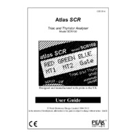 Peak Electronics Atlas SCR100 Triac & Thyristor Analyser - User Guide