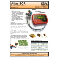 Peak Electronics Atlas SCR100 Triac & Thyristor Analyser - Datasheet